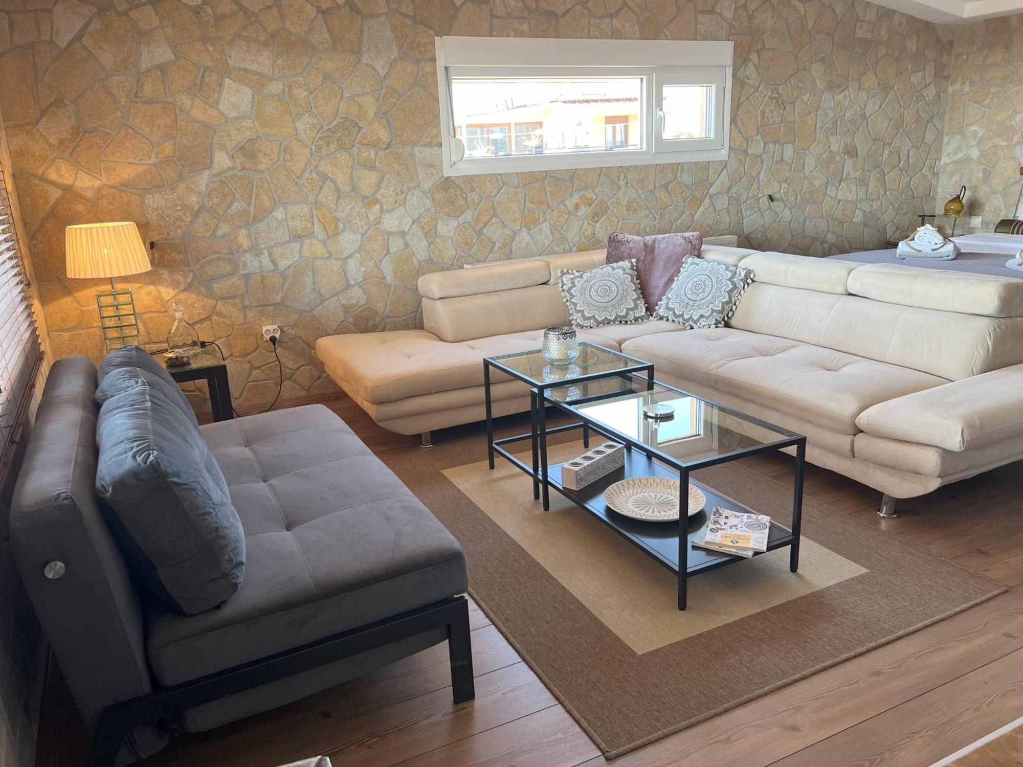 Doormat# Wait 'N Sea, Jacuzzi, Luxury Stone House Daire Epanomi Dış mekan fotoğraf